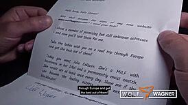 Julia Exclusiv, German MILF with big fake tits, casting in Berlin