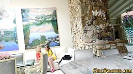 lesbian teens getting licked in taboo group