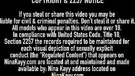 Plump phat foot fuckers nina kayy & angelina castro use oiled feet for big ass fetish 😍