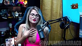 bruna carlos teases ruan in sheer red, driving him wild on pópum podcast