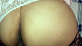 i'm watching this wife on all fours getting blowjob and fucked doggystyle with big ass bent over so slutty