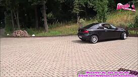 Intriguing interview with real redhead tattoo amateur featuring big tits in german setting.