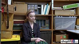 Petite blonde gets banged hard by policeman