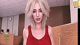 being a dik chick route 51, hot kiss with jill in changing rooms... wow! 😍