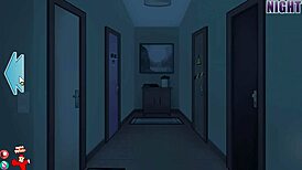 brunette milf performs blowjob during house chores episode eight