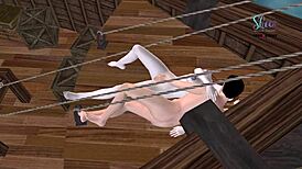 Animated couple enjoys 3D hentai fun 😏