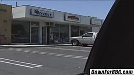 Lucy Fire Submits To Big Black Challenge