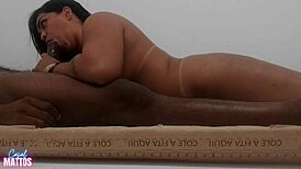 I Let My Wife Give Pussy in the Motel, and the Doorman Also Wanted to Fuck Her Good