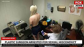 fck news - plastic surgeon caught bangin tattooed blonde patient, oops!