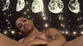 Lolabug in Tiny Pink Bikini Creams Hard While Riding a Thick Dildo