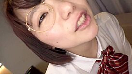 damn, this japanese teen with big tits fucks so good after school