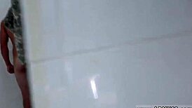 naked gay soldier hazed in shower with penis play