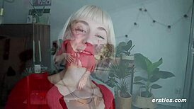 Yo, Ulula’s just wild playing with her tight butthole using toys.