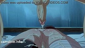 Hot teen takes monster cock doggy style