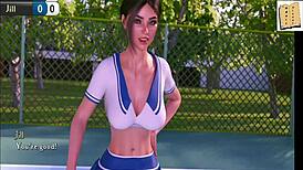 being a dik chick route 51, hot kiss with jill in changing rooms... wow! 😍