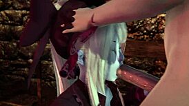 Shalltear Bloodfallen Offers Blowjob In Overlord 3D Hentai