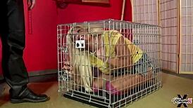 Super horny Scott Rhodes vomits all over Maxine X's mouth and out her ass with a buttplug and sensual blowjob