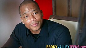 black teen 18+ beauty receives a facial treatment