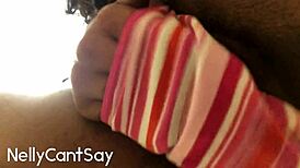 Masturbating in My Panties: Is This Black Thong Babe Driving You Wild Tonight? Watch Her Orgasm!