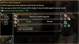 karryn fingering herself to powerful anal orgasm in prison hentai