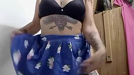 Dana Barzagli enjoys some private time masturbating her big ass