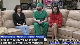 Intriguing gyno exam for brooklyn rossi