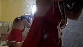 Putaria At Christmas Time! See Brunette Teen Enter Dick And Suck So Good!