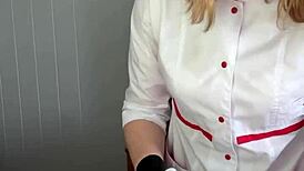 Sugarnadya trims penis and balls hair before ejaculation.