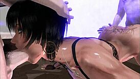 Ukrainian wife with big boobs and her cuckold husband having fun