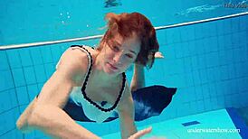 Man, Avenna's so hot naked underwater, she's a sexy teen 18+ babe!