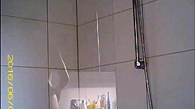 Steffi Caught on Hidden Cam in German Shower Scene