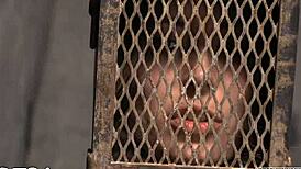 useless floozy teases her wet clit