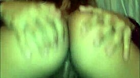 brunette rides with big ass in cowgirl position