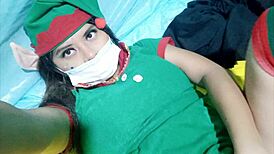 Horny Goblin Masturbates Waiting For Intense Fucking!