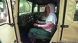 Hey, See This Petite Teen Suck and Bang in an Outdoor Army Scene!