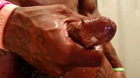 Big Black Dick Worship with Hallelujah Johnson Sucking a Massive Shaft.