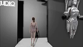 Fallout 4 Brunette Character In Generic Fashion