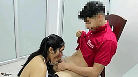 LA HERMOSA Y BIEN FORMADA SAMANTHA RECIBE UNA GRAN POLLA NEGRA EN SU COÑO!!