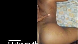 African Girl Bent Over for Emotional Doggy Drilling