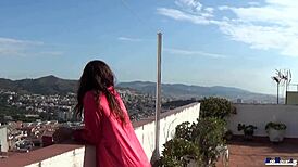 Horny Peruvian Neighbor Sucks Cock Swallows Cum