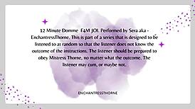 i guide you to cum for me in this femdom joi session