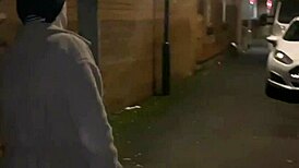 Cracky Is Offered a Cigarette to Finger Her Bum and Piss in Public.