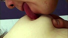 Hot japanese babe licks tits, bends over, gets fingered, and fucked hard in doggystyle with cumshot!