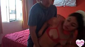 My Stepsister Surprises Me and I Bang Her in a Hotel All Night Long