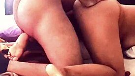 Latina Couple In Short Skirt Bent Over For Deep Fucking And Doggy Style Sex