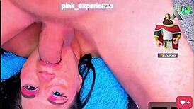 Upside Down Milf Swallows All His Best Friends Cock