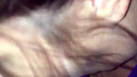 Sloppy deepthroat blowjob on big cock!