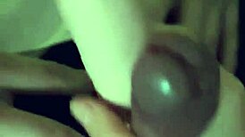 Frottage handjob with strap on between naughty couple and friend