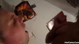 Webcam Homemade Couple Shows Big Tits Riding