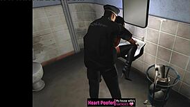 Her sensual encounter to a woman during an animated erotic experience
